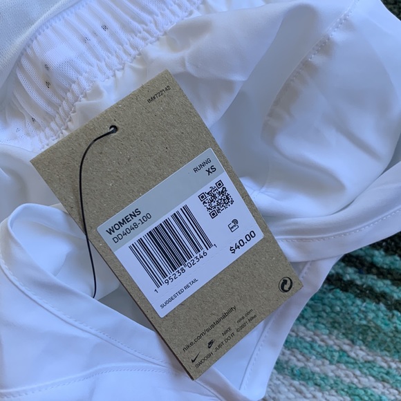 Nike Air Shorts • Running Shorts White athletic Shorts new with tags size xs - Picture 5 of 6
